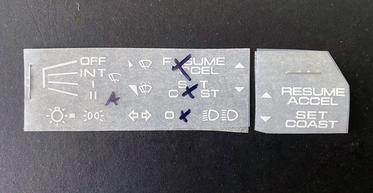 'A' Cruise Decal Set Miata NA/NB (As-is)