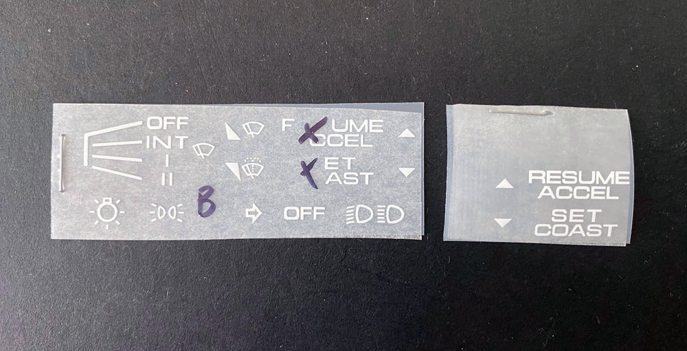 'B' Cruise Decal Set Miata NA/NB (As-is)