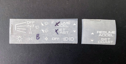 'B' Cruise Decal Set Miata NA/NB (As-is)