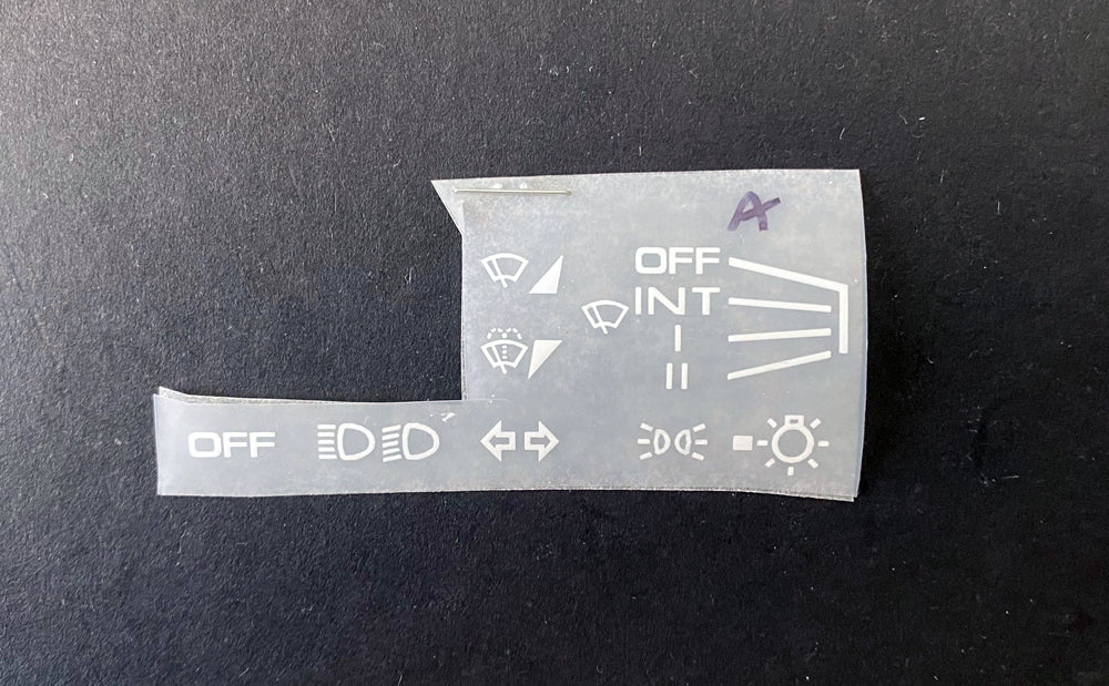 'A' Decal Set Miata NA/NB (**RHD**) (As-is)