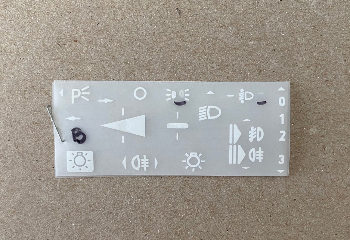 Kit 'B' (Sold As-is) Light Panel Decal Kit Mercedes
