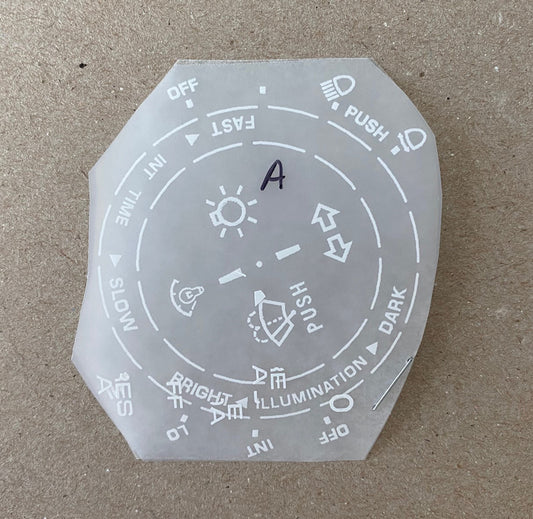As-is AE86 Instrument Decal Kit 'A'