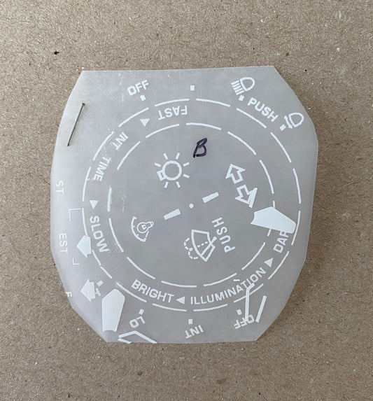 As-is AE86 Instrument Decal Kit 'B'