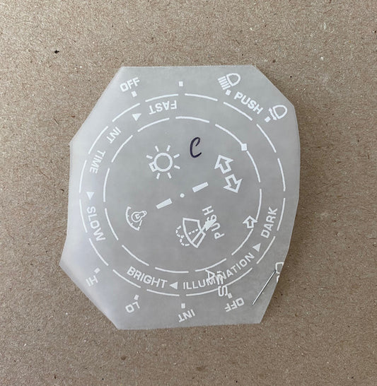 As-is AE86 Instrument Decal Kit 'C'