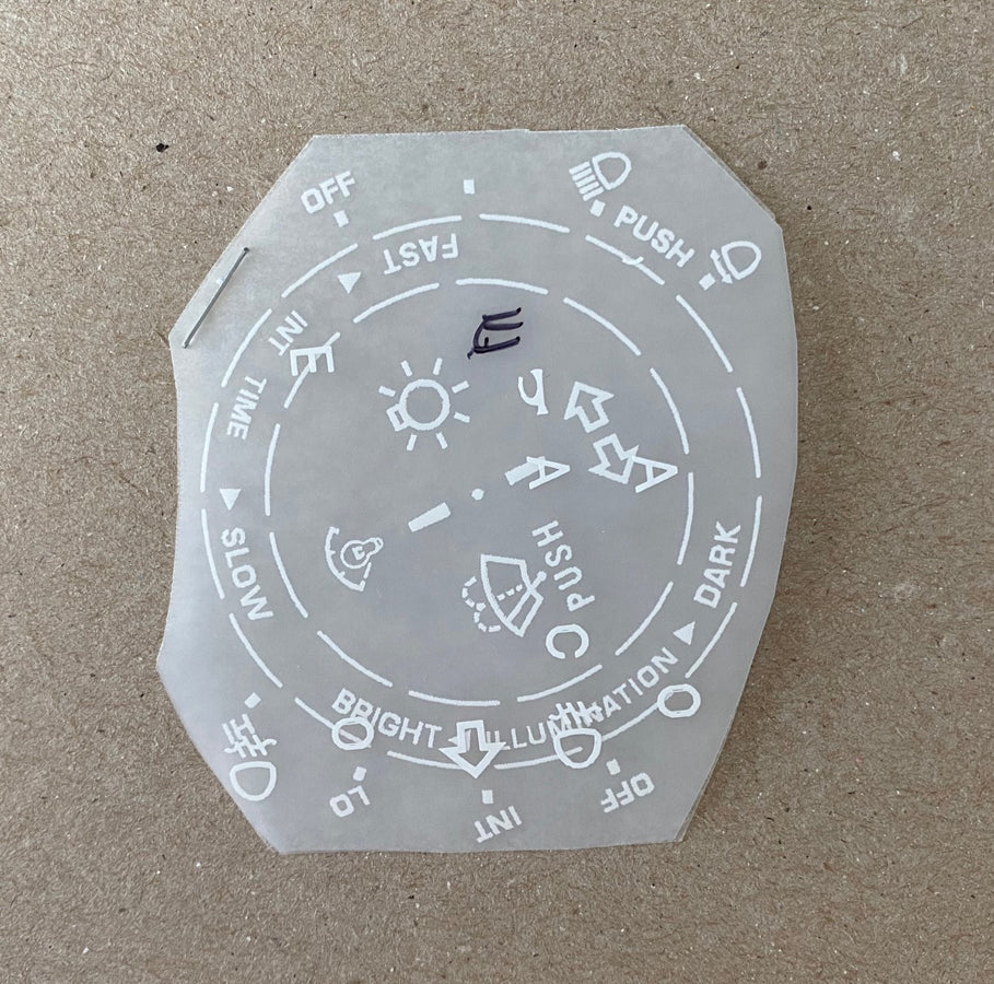 As-is AE86 Instrument Decal Kit 'E'