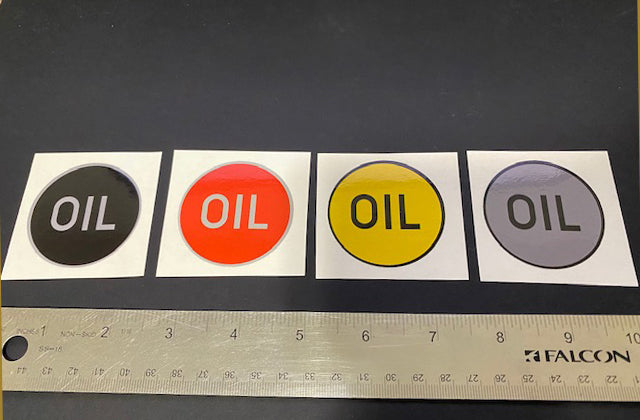 4-pack (M10/30) Oil Decal Set