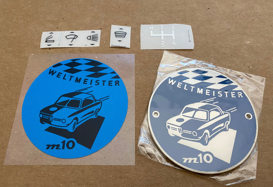 Badge BMW 2002 + 4-speed Decal Package