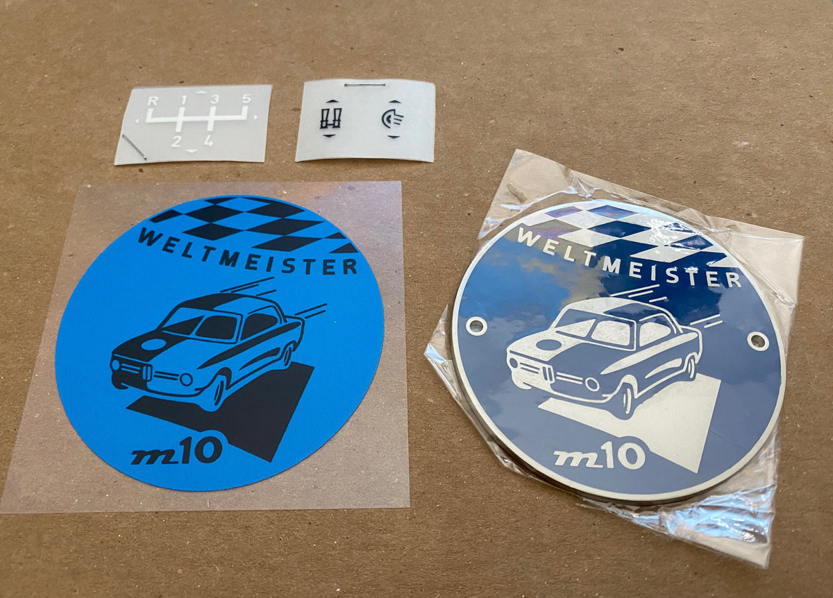 Badge BMW 2002 + 5-speed OD Decal Package