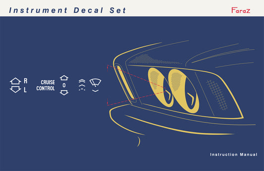 Instrument Decal Set BMW