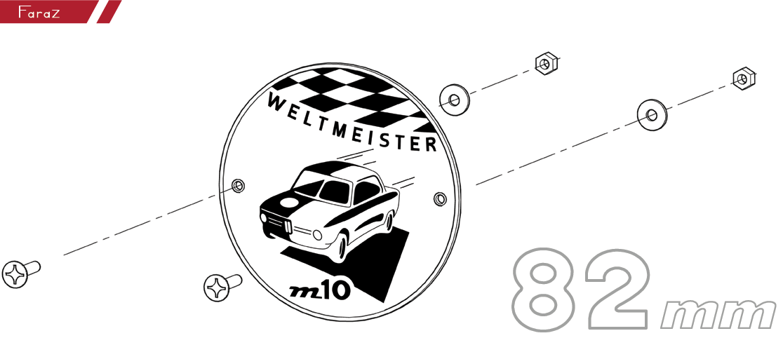 'Weltmeister' Badge BMW 2002